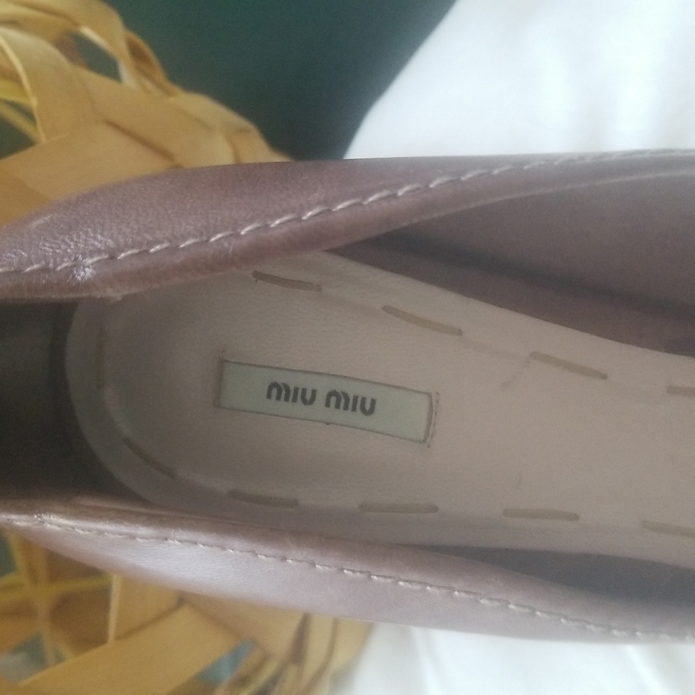 Miu Miu Platform Cinnamon Brown Color. Soft Leath… - image 2